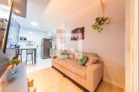 Sala de apartamento à venda com 2 quartos, 38m² em Jardim Alvorada, Santo André