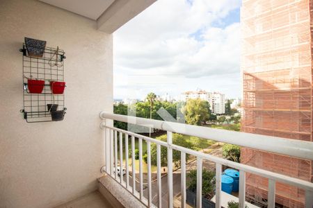 Varanda da Sala de apartamento à venda com 2 quartos, 74m² em Jardim Lindóia, Porto Alegre