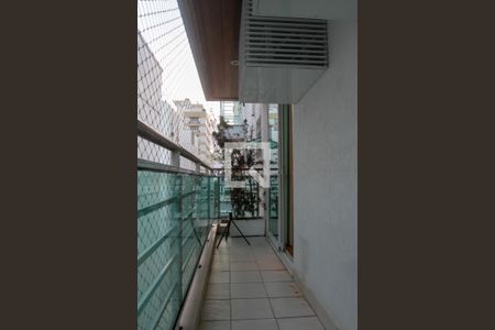 Varanda da Sala de apartamento para alugar com 1 quarto, 41m² em Jardim Botânico, Rio de Janeiro