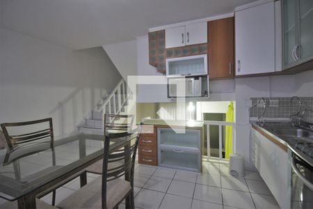 Sala/Cozinha de apartamento à venda com 1 quarto, 50m² em Vila Tramontano, São Paulo