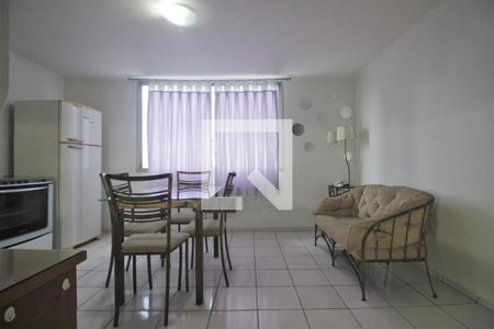 Sala/Cozinha de apartamento à venda com 1 quarto, 50m² em Vila Tramontano, São Paulo