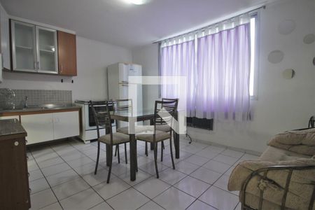 Sala/Cozinha de apartamento à venda com 1 quarto, 50m² em Vila Tramontano, São Paulo