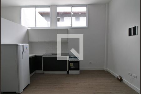 Cozinha de apartamento para alugar com 1 quarto, 22m² em Chácara Santo Antônio (zona Sul), São Paulo