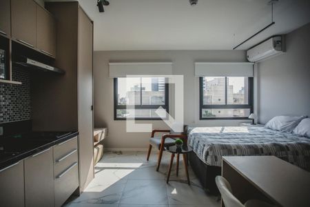 Studio de kitnet/studio para alugar com 1 quarto, 27m² em Mirandópolis, São Paulo