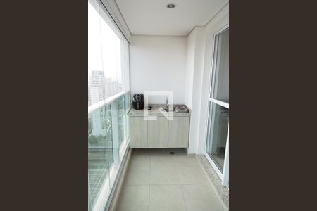 Varanda da Sala de apartamento para alugar com 1 quarto, 45m² em Vila Gomes Cardim, São Paulo