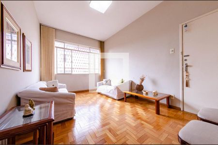 Sala de apartamento para alugar com 3 quartos, 90m² em Barroca, Belo Horizonte