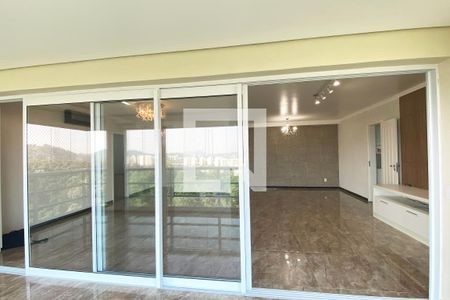 Varanda da Sala de apartamento para alugar com 3 quartos, 202m² em Tamboré, Santana de Parnaíba