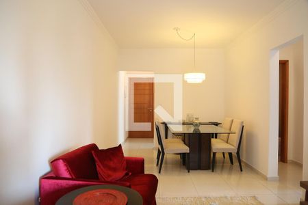 Sala de apartamento para alugar com 2 quartos, 107m² em Guilhermina, Praia Grande