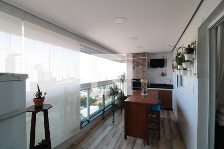 Varanda da Sala de apartamento à venda com 3 quartos, 114m² em Vila Zilda, São Paulo