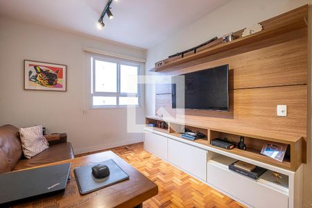 Sala de apartamento à venda com 1 quarto, 42m² em Pinheiros, São Paulo