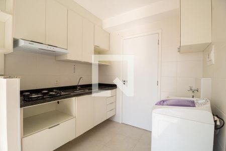 Cozinha  de apartamento para alugar com 1 quarto, 27m² em Jardim da Glória, São Paulo