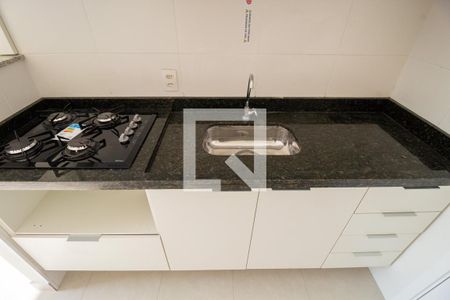 Cozinha  de apartamento para alugar com 1 quarto, 27m² em Jardim da Glória, São Paulo