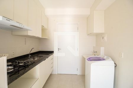 Cozinha  de apartamento para alugar com 1 quarto, 27m² em Jardim da Glória, São Paulo