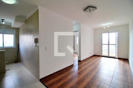 Sala/Cozinha de apartamento à venda com 2 quartos, 50m² em Vila Leopoldina, Santo André