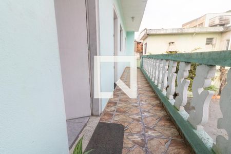 varanda de casa à venda com 3 quartos, 286m² em Vila Linda, Santo André