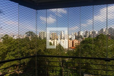 Vista da varanda de apartamento à venda com 2 quartos, 69m² em Paraíso do Morumbi, São Paulo