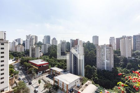 Vista da Sala de apartamento para alugar com 1 quarto, 45m² em Vila Andrade, São Paulo