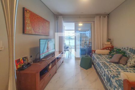 Sala de apartamento para alugar com 2 quartos, 88m² em Jardim Astúrias, Guarujá