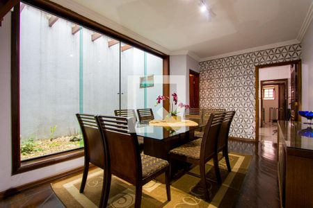 Sala de jantar de casa à venda com 3 quartos, 374m² em Parque João Ramalho, Santo André