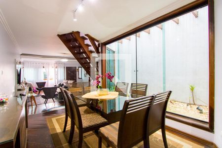 Sala de jantar de casa à venda com 3 quartos, 374m² em Parque João Ramalho, Santo André