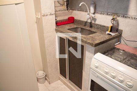 Cozinha de apartamento à venda com 1 quarto, 40m² em Botafogo, Rio de Janeiro