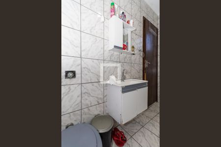 Banheiro da Suíte de casa à venda com 3 quartos, 120m² em Parque Guarani, Várzea Paulista