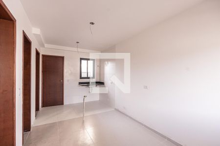 Sala e Cozinha de apartamento à venda com 2 quartos, 38m² em Vila Antonina, São Paulo
