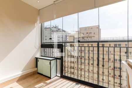 Varanda de kitnet/studio para alugar com 1 quarto, 35m² em Consolação, São Paulo