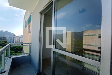 Varanda da Sala de apartamento à venda com 2 quartos, 57m² em Barra da Tijuca, Rio de Janeiro