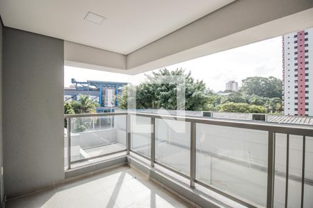 Varanda da Sala de apartamento para alugar com 1 quarto, 43m² em Vila Clementino, São Paulo