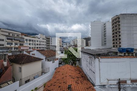 Sala Varanda Vista de apartamento para alugar com 1 quarto, 62m² em Tijuca, Rio de Janeiro