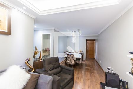 Sala de apartamento à venda com 3 quartos, 110m² em Vila Guiomar, Santo André