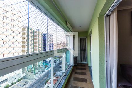 Varanda da Sala de apartamento à venda com 3 quartos, 110m² em Vila Guiomar, Santo André