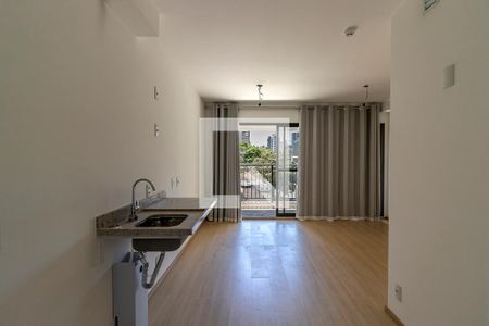 Quarto/Sala/Cozinha de kitnet/studio para alugar com 1 quarto, 32m² em Planalto Paulista, São Paulo