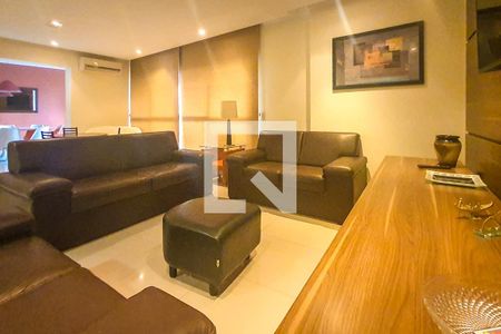 Sala de apartamento para alugar com 4 quartos, 200m² em Barra Funda, Guarujá