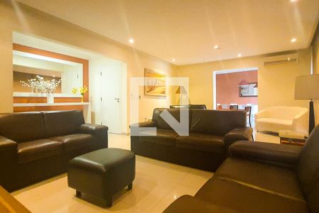 Sala de apartamento para alugar com 4 quartos, 200m² em Barra Funda, Guarujá