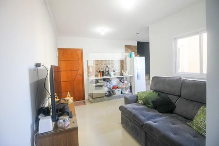 Sala / Cozinha de apartamento à venda com 2 quartos, 108m² em Vila Valparaíso, Santo André