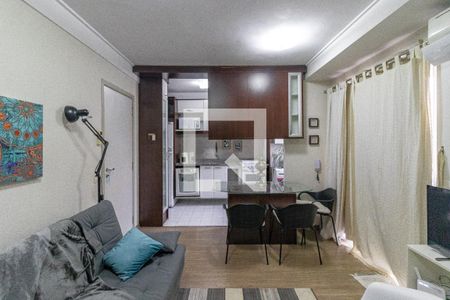 Sala de apartamento à venda com 1 quarto, 39m² em Indianópolis, São Paulo