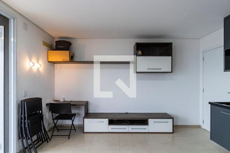 Sala e Cozinha de apartamento para alugar com 1 quarto, 49m² em Vila Dom Pedro I, São Paulo