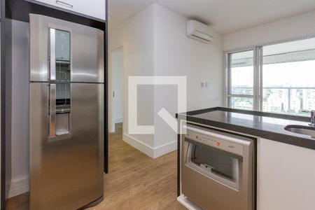 Cozinha de apartamento para alugar com 2 quartos, 58m² em Brooklin Paulista, São Paulo