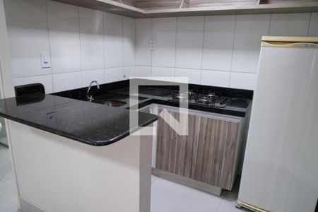 Cozinha de kitnet/studio para alugar com 1 quarto, 21m² em Candangolândia, Brasília