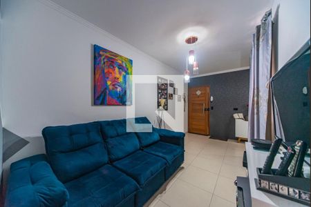 Sala de apartamento para alugar com 2 quartos, 120m² em Vila Scarpelli, Santo André