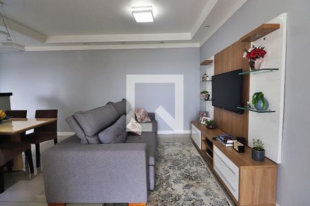 Sala de apartamento para alugar com 2 quartos, 63m² em Vila Valparaíso, Santo André