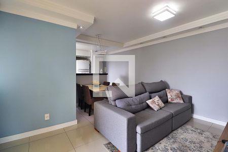 Sala de apartamento à venda com 2 quartos, 63m² em Vila Valparaíso, Santo André