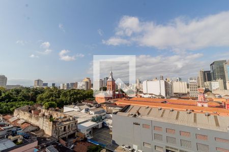 Vista da Sala de apartamento à venda com 1 quarto, 42m² em Centro, Rio de Janeiro