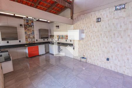 Sala e Cozinha de casa para alugar com 1 quarto, 90m² em São Salvador, Belo Horizonte