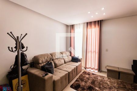 Sala de apartamento para alugar com 3 quartos, 69m² em Vila Alzira, Santo André