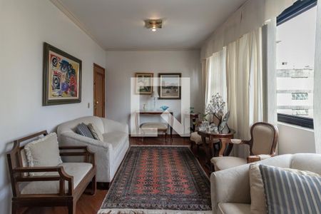 Sala de apartamento à venda com 3 quartos, 102m² em Indianópolis, São Paulo