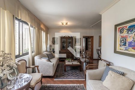 Sala de apartamento à venda com 3 quartos, 102m² em Indianópolis, São Paulo