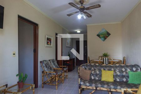 Sala de apartamento para alugar com 1 quarto, 72m² em Vila Tupi, Praia Grande